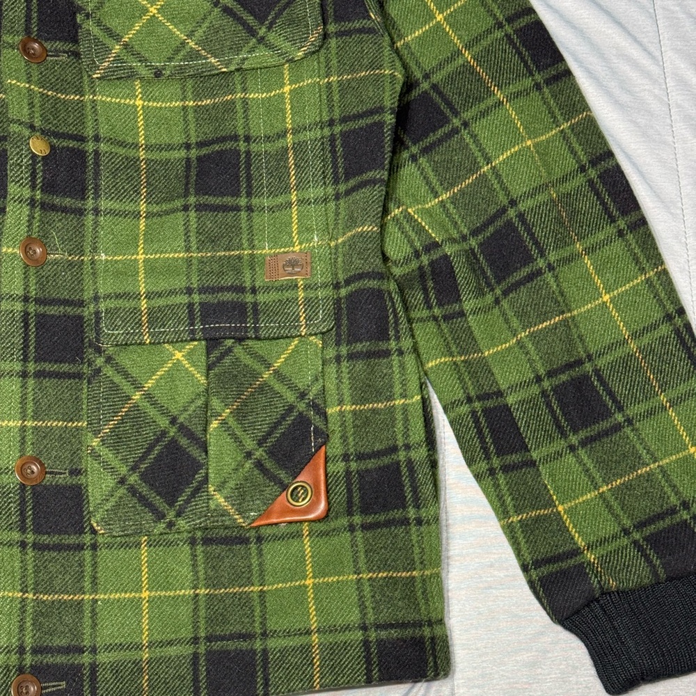 Timberland Abington Wool & Leather Jacket Limited exclusive edition Mens Sz XL - Picture 6 of 16